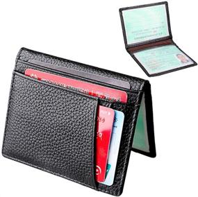 img 4 attached to Ultimate Protection: Pocket Genuine Leather Wallets with Advanced Blocking Technology