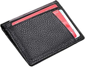 img 3 attached to Ultimate Protection: Pocket Genuine Leather Wallets with Advanced Blocking Technology