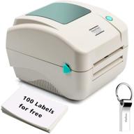 🏭 efficient thermal label printer for warehouse barcode shipping labels - high-speed desktop label marker, compatible with ebay, amazon, fedex, shopify, and etsy logo