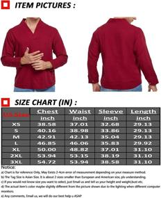 img 3 attached to 👕 Cafuny Sleeve Natural Popover Casual Men's Shirt Apparel