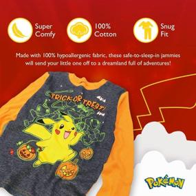 img 2 attached to 👕 Seasonal Snug Fit Cotton Pajamas for Pokemon Boys