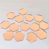 nuorui hexagon mirror mosaic projects logo