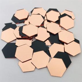 img 1 attached to NUORUI Hexagon Mirror Mosaic Projects