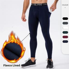 img 3 attached to Xiu Ting Thermal Pants X Large Sports & Fitness and Other Sports