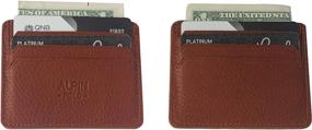 img 1 attached to 👔 Maromou Minimalist Genuine Leather Men's Accessories: Sleek Wallets, Card Cases & Money Organizers