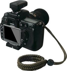 img 1 attached to 📷 Techion Braided 550 Paracord Camera Wrist Strap: Adjustable Bracelet for Cameras, Binoculars, and More