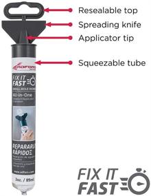 img 3 attached to 🔧 Saint-Gobain ADFORS FDW9098-U Fix it Fast Wall Hole Filler, White: Quick and Efficient Solution for Wall Repairs