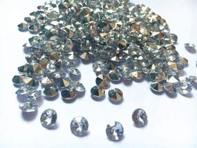 img 1 attached to Briliant Shop Crystals Treasure Scatters Home Decor for Vase Fillers