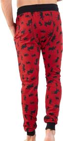 img 3 attached to Joggers LazyOne Moose Pattern Medium Men's Clothing