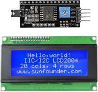 sunfounder i2c lcd module shield for arduino r3 mega2560 - 2004 20x4 serial twi logo