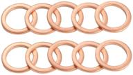 copper drain crush washer gasket logo