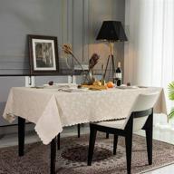 🍽️ hosonson heavy table cover - proof decoration, reusable, wipable tablecloth логотип