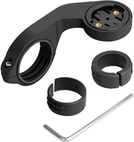 img 4 attached to FCHO Bike Mount Bicycle Extended Mount with Carbon Finish - Compatible with Garmin Edge 200, 500, 510, 520, 800, 810, 530, 830 & Other Garmin Models