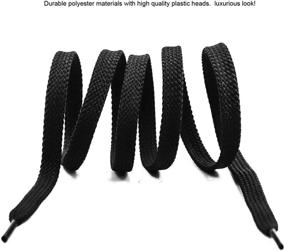 img 1 attached to Lengths Athletic Sneaker Shoelaces Bootlaces