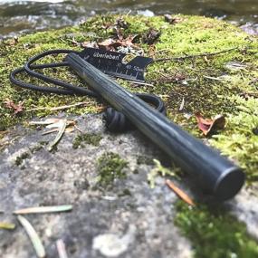 img 3 attached to 🔥 Durable Fire Starter - Thick Ferro Rod for Survival - 1/2" Solid Fire Steel - Over 20,000 Strikes, Sparks Up to 5,500F/3000C - Includes Shock-Cord Neck Lanyard & Multi-Tool Striker