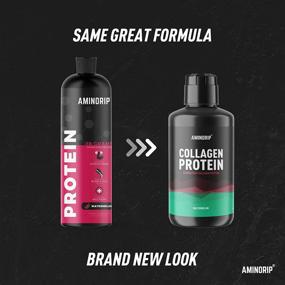 img 3 attached to 🍉 Aminorip Collagen Protein: 18g Protein, Zero Fat & Carbs. Hydrolysate Supplement for Muscles, Bones & Joints. Made in USA. Watermelon Flavor, 16 oz.