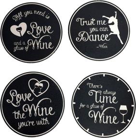 img 3 attached to 🍻 Drink Coasters with Absorbent Properties – Perfect Gift Accessory for Beverages