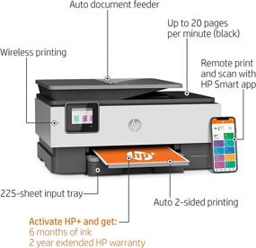 img 3 attached to 🖨️ Enhanced HP OfficeJet Pro 8025e Wireless Color All-in-One Printer with 6 Months of Bonus Instant Ink, HP+ Enabled (1K7K3A)