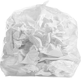 img 2 attached to 🗑️ Clear PlasticMill 33 Gallon Garbage Bags - 1.3 MIL Thickness - 33x39 Size - Pack of 50 Bags