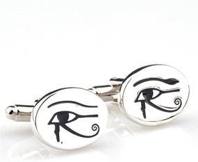 img 4 attached to MRCUFF Egyptian Cufflinks Presentation Polishing Men's Accessories