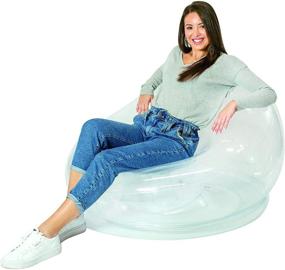 img 1 attached to 🪁 Clear AirCandy Inflatable BloChair: Ideal for Indoor/Outdoor Use