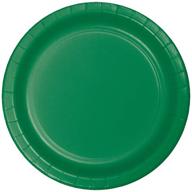 🍽️ value pack of 75 emerald green paper dessert plates logo