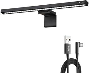 img 4 attached to 🖥️ RAONE Computer Monitor Light Bar: Upgraded USB Powered LED Lamp with Touch Sensor for Eye Caring & Space Saving, Auto-dimming & Color Temperature — Ideal for Office/Home (Black)