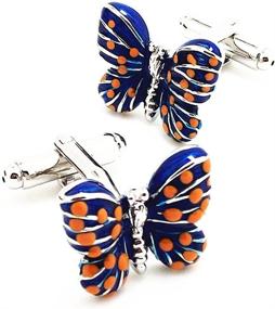 img 4 attached to Covink® Butterfly Cufflinks Lovers Business