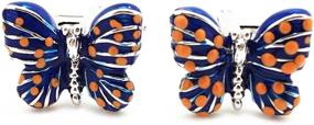 img 1 attached to Covink® Butterfly Cufflinks Lovers Business
