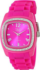 img 4 attached to TKO TK537 PK Swarovski Crystal Accented