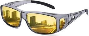 img 4 attached to 🕶️ Polarized Prescription Sunglasses for Enhanced Driving Experience