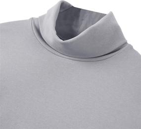 img 1 attached to 👕 Mens Turtleneck Cable Knitted Shirts: Stylish Thermal Tops for Casual Comfort