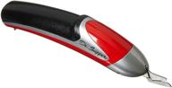 🔴 dr. snipper - long-life lithium battery cordless electric scissors - 8.4v fabric scissors, all-purpose cutter for fabric, paper, cardboard, blister pack - vibrant red logo