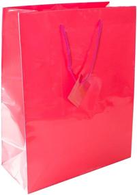 img 1 attached to 🌈 Vibrant Neon Colored Blank Paper Party Bags - Rainbow Assortment with String Handles for Birthday Favors, Snacks, Decoration, Arts & Crafts, Event Supplies (12 Large Bags)