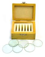 📷 wooden case glass lens set logo