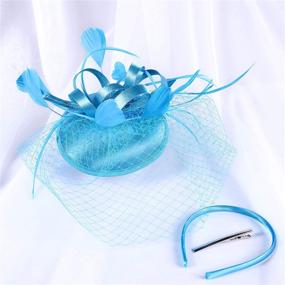 img 2 attached to BABEYOND Fascinator Kentucky Headband Fascinators Women's Accessories in Special Occasion Accessories