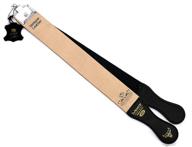 high-quality sharpening strop for professionals - genuine leather 2 inches wide by macs brand logo