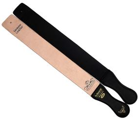 img 1 attached to High-Quality Sharpening Strop for Professionals - Genuine Leather 2 Inches Wide by Macs Brand