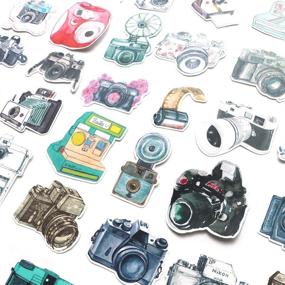 img 3 attached to Vintage Camera Sticker Pack - Decorate Scrapbooks, Journals, Planners | Cute Decals for Laptops, Albums, Diaries | Waterproof Vinyl Stickers for DIY Crafts, Water Bottles, Luggage (40 Pieces)