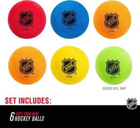 img 3 attached to 🏒 Franklin Sports Mini Foam Hockey Balls: Soft Foam Knee Hockey Balls for Kids - Pack of 6 - Assorted Colors