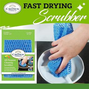 img 1 attached to 3-Pack Odor Free Scrub Pads Combo - The Ultimate Ecofriendly Reusable Sponge & Scrubber for Efficient Dish Cleaning and All Purpose Scrubbing - Ideal for Dishwashing, Camping and More!