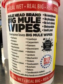 img 3 attached to Big Mule Wipes by Mule Head Brand - MHPBMW6