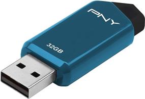 img 2 attached to 🔌 PNY Retract USB 2.0 Flash Drive, 32GB, Gray - Color May Vary (P-FD32GRTCG-GE)