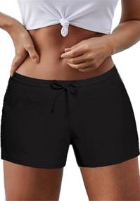 img 4 attached to Beach Shorts for Women: Hollow Bottom Women's Clothing for Swimsuits & Cover-Ups