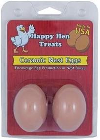 img 1 attached to 🐣 Ceramic Nest Eggs for Happy Hens