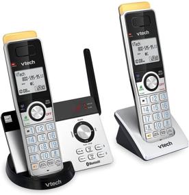 img 4 attached to VTECH IS8121-2 Супердлиннодействующий беспроводной телефон с Bluetooth, автоответчиком и блокировкой вызовов - Дальность до 2300 футов, 2 трубки