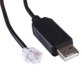 img 3 attached to 🔌 FTDI USB to RJ11 RJ12 Control Cable - Celestron Nexstar EQ6 PC Link: Hand-Controller RS232 Serial Converter Cable