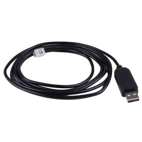 img 1 attached to 🔌 FTDI USB to RJ11 RJ12 Control Cable - Celestron Nexstar EQ6 PC Link: Hand-Controller RS232 Serial Converter Cable