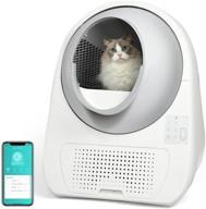 🐱 boqii self cleaning cat litter box: multi-cat recognition, no scooping for 21 days with remote control by catlink app - perfect for multiple cats, 13l ultra-large waste box logo