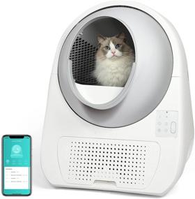 img 4 attached to 🐱 boqii Self Cleaning Cat Litter Box: Multi-Cat Recognition, No Scooping for 21 Days with Remote Control by Catlink APP - Perfect for Multiple Cats, 13L Ultra-Large Waste Box